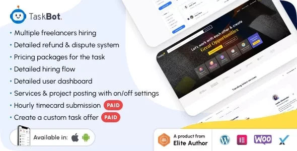 Taskbot v6.0 - A Freelancer Marketplace WordPress Plugin