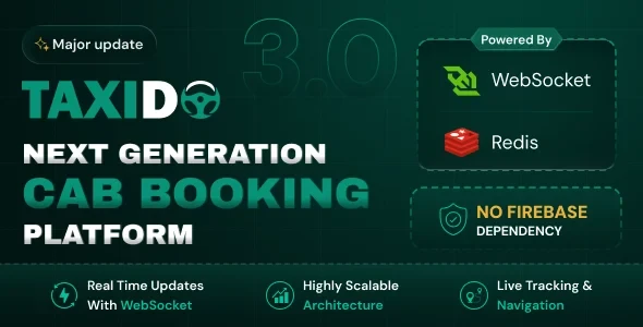 Taxido v3.0.1 - InDrive - Grab - Uber Clone