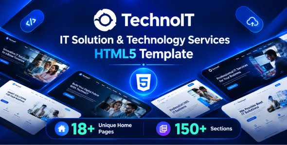 Technoit - Technology & IT Solutions Business HTML5 Template