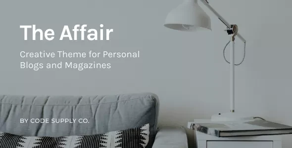 The Affair - Creative Theme for Personal Blogs and Magazines
