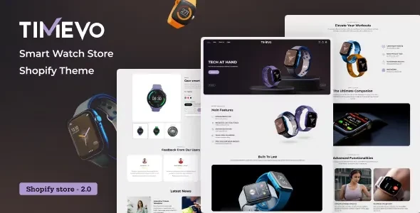 Timevo v1.1 - Single Product Shop Landing Page Shopify Theme
