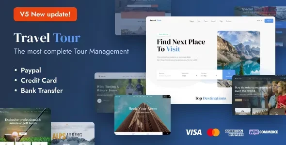 Travel Tour v5.5.1 - Travel Booking WordPress