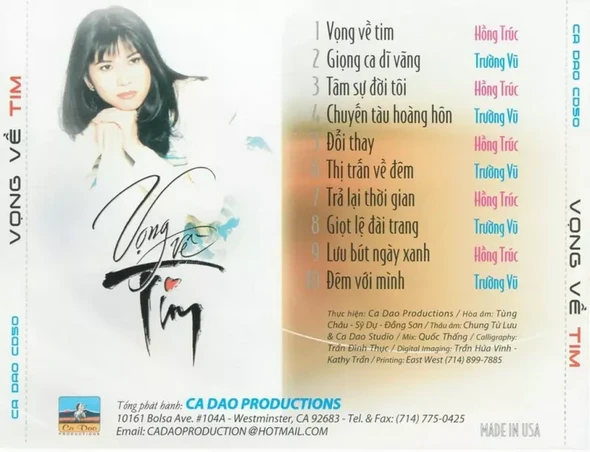 Trường Vũ & Hồng Trúc - Vọng Về Tim 2003
