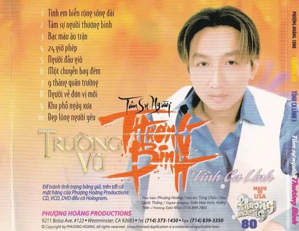 Trường Vũ - Tâm Sự Người Thương Binh 1998