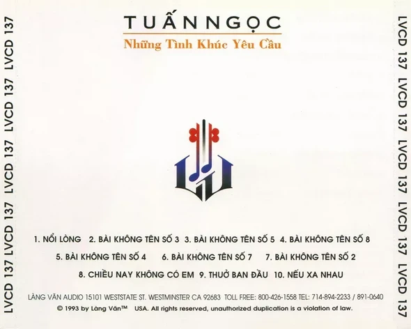 Tuấn Ngọc - Những Tình Khúc Yêu Cầu 1998