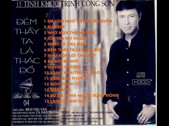 Tuấn Ngọc - Tình Khúc Trịnh Công Sơn 1990