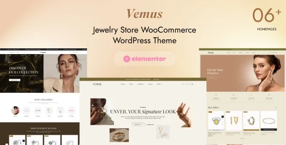 Vemus v1.0.3 - Jewelry Store WooCommerce WordPress Theme