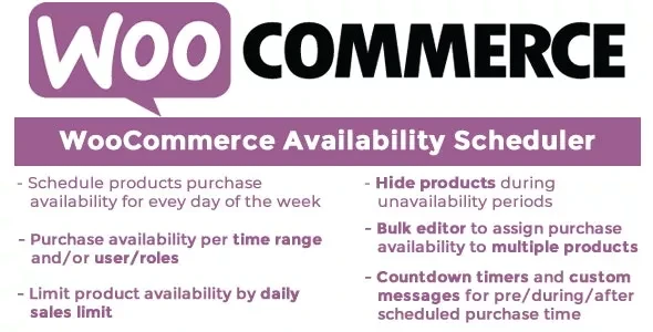 WooCommerce Availability Scheduler v1.2.4