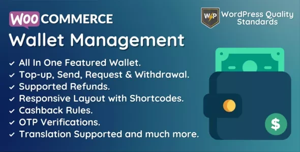 WooCommerce Wallet Management v2.6.0 - All in one