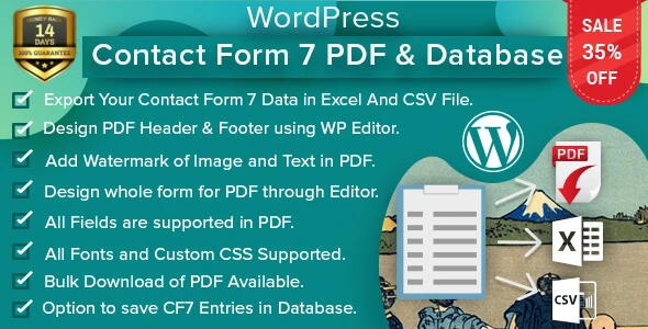 WordPress Contact Form 7 PDF, Google Sheet & Database v3.0.0