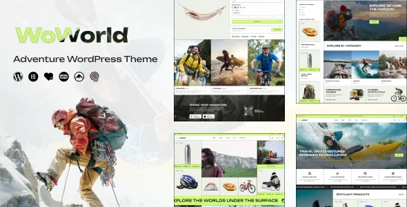 Woworld v1.0.4 - Hiking & Adventure WordPress Theme