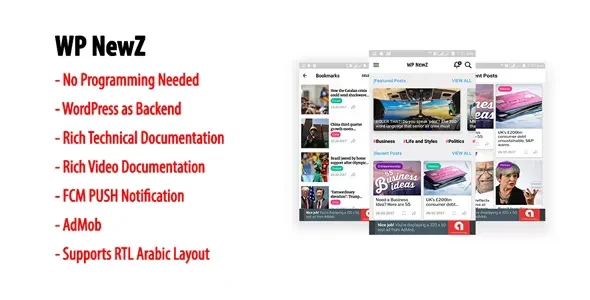WP NewZ v1.7 - WordPress to Android News App