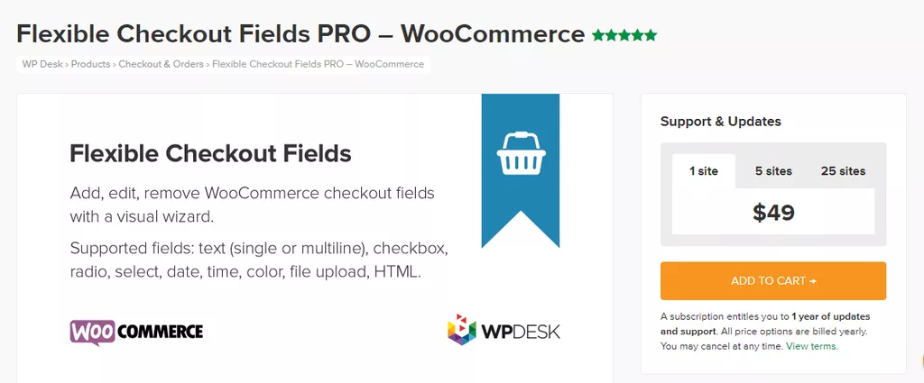 Flexible Checkout Fields PRO v3.0.8