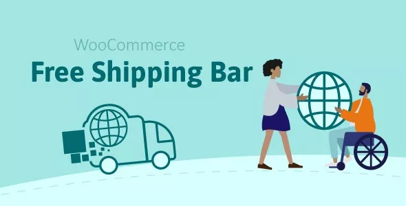 WooCommerce Free Shipping Bar v1.1.6.4 - Increase Average Order Value