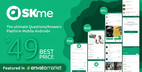 AskMe Android v1.0.1 - Mobile Questions & Answers Social Network Application