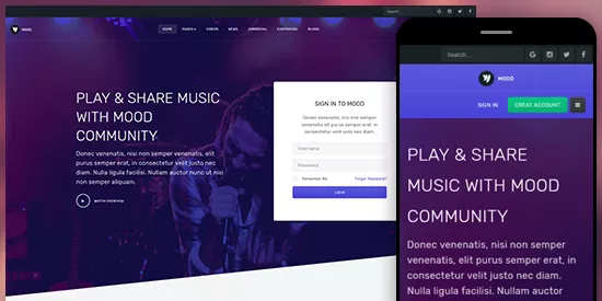 JA Mood v2.0.1 - Community Social Network Joomla Template