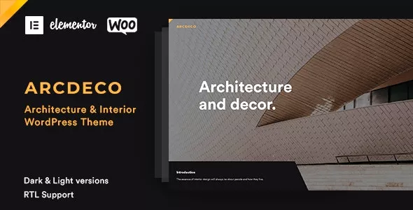 Arcdeco v1.5.2 - Architecture Interior Design WordPress Theme