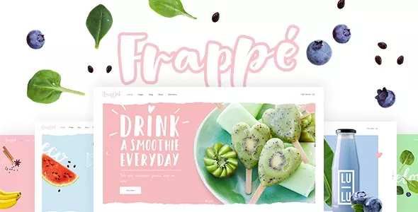 Frappé v1.6.1 - Smoothie, Juice Bar and Organic Food WordPress Theme