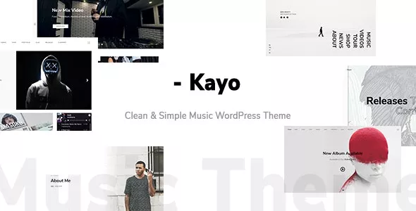 Kayo v1.4.0 - Clean and Simple Music WordPress Theme