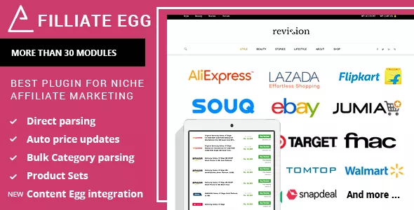 Affiliate Egg Pro v10.9.16 - Niche Affiliate Websites WordPress Plugin