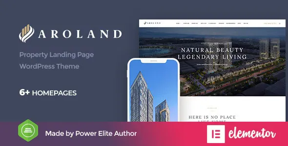 Aroland v1.1.3 - Single Property Landing Page WordPress Theme