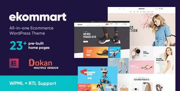 ekommart v4.1.0 - All-in-one eCommerce WordPress Theme