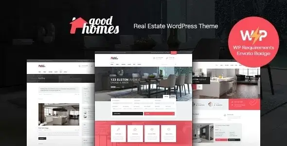 Good Homes v1.3.10 - A Contemporary Real Estate WordPress Theme