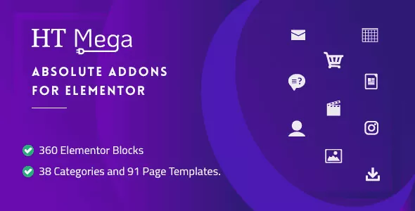 HT Mega Pro v1.8.7 - Absolute Addons for Elementor Page Builder