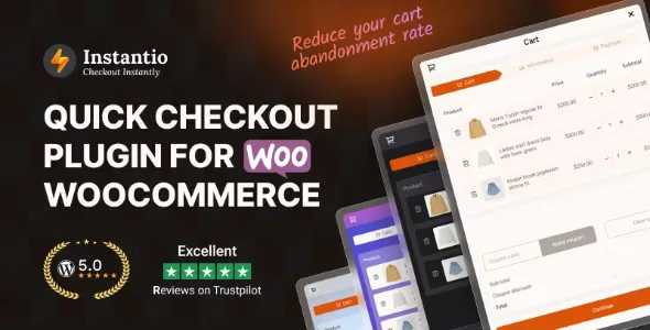 Instantio v3.1.7 - WooCommerce Quick Checkout - Direct Checkout, Floating Cart, Side Cart & Popup Cart