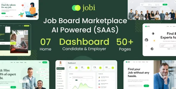 Jobi v1.6 - Job Board Marketplace | AI Powered (SAAS)