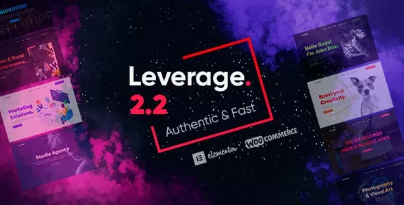 Leverage v2.2.7 - Agency and Portfolio WordPress Theme
