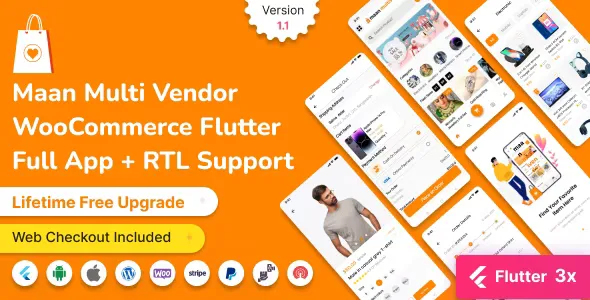 Maan Multivendor - eCommerce Flutter Customer Full App