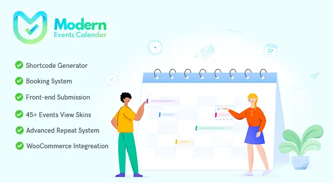 Webnus Modern Events Calendar Pro