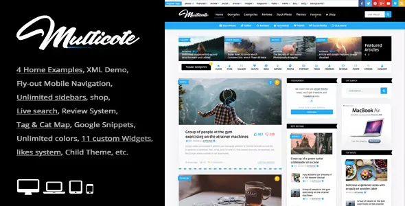 Multicote v3.7 - Magazine and WooCommerce WordPress Theme