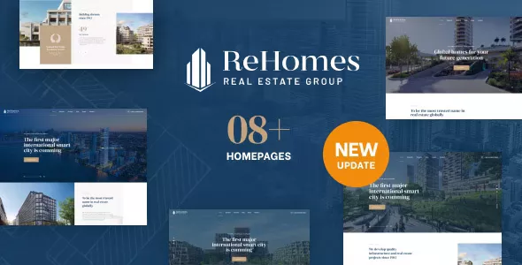 Rehomes v2.0.8 - Real Estate Group WordPress Theme