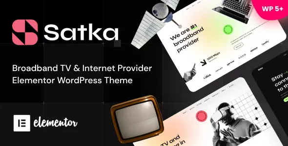 Satka v1.09 - Satellite TV & Internet Provider WordPress Theme