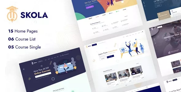 Skola v1.0.25 - LMS Online Courses WordPress Theme