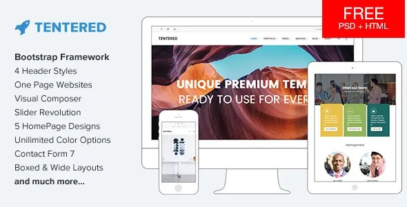 Tentered v2.6 - Multi Purpose WordPress Theme