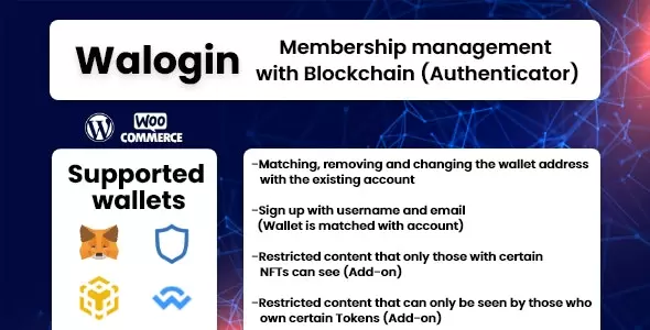 Walogin v2.0.3 - Membership Management with Blockchain (Authenticator)