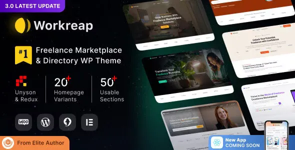 Workreap v3.0.2 - Freelance Marketplace WordPress Theme