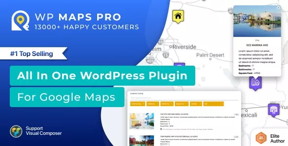 WP MAPS PRO v5.7.9 - WordPress Plugin for Google Maps