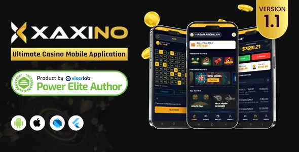 Xaxino v1.1 - Ultimate Casino Mobile Application