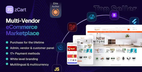 zCart - Multi-Vendor eCommerce Marketplace