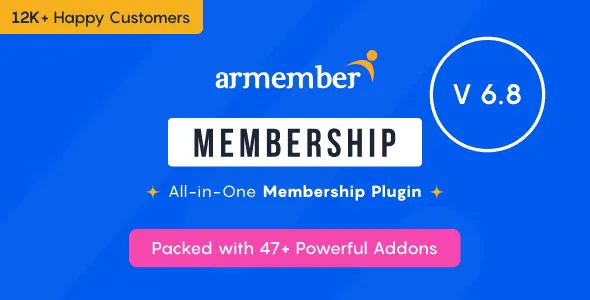 ARMember v6.8.2 - WordPress Membership Plugin