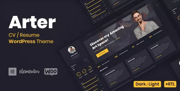 Arter v1.8.4 - Personal Portfolio Resume Theme