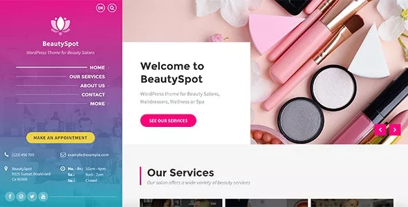 BeautySpot v3.5.12 - Beauty Salon WordPress Theme