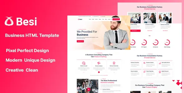 Besi - Business and Agency HTML Template