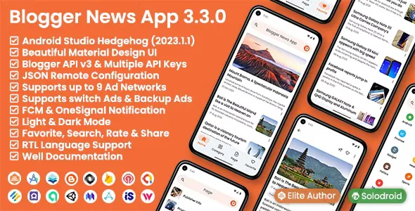 Blogger News App - Blogger API v3