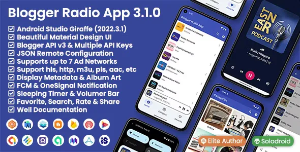 Blogger Radio App - Blogger API