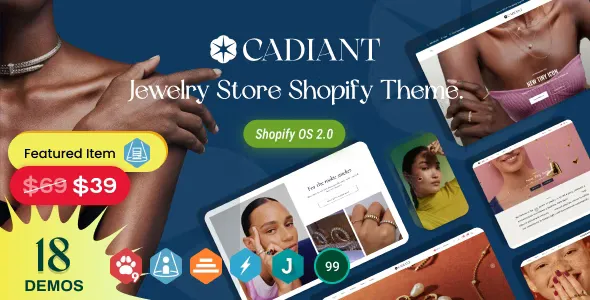 Cadiant v1.2 - Jewelry Store Shopify Theme OS 2.0